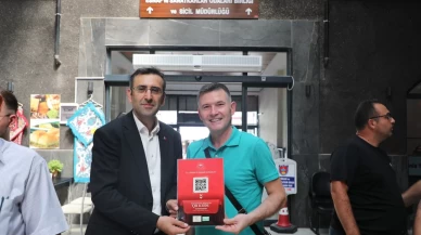 Uşak'ta gıda işletmelerinde karekod uygulaması bilgilendirmeleri sürüyor