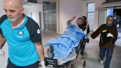 Kalçasından bıçaklanan şahıs yarasını unutup basın mensuplarına küfretti