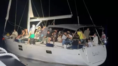 Göçmenleri taşıyan tekne Muğla açıklarında sürüklendi! 56 kişi kurtarıldı