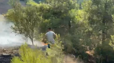 Osmaniye’de Kızlaç Tüneli yakınlarında yangın çıktı