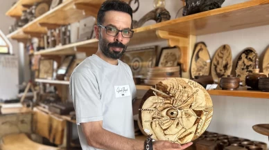 Bahçesaray'ın ceviz ağaçları sanat eserine dönüşüyor