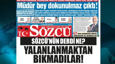 Sözcü gazetesi Halkbank'a taktı! Banka yalanlamaktan bıktı
