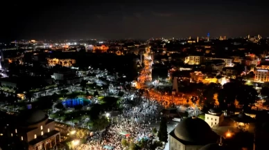 Beyazıt’tan Ayasofya’ya! İstanbul'da 'Gazze'ye Umut Işığı Ol' yürüyüşü