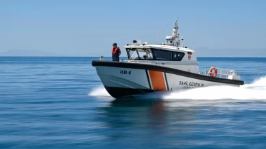 Muğla'da fiber tekne battı