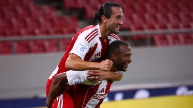 Yusuf Yazıcı sahne aldı, Olimpiakos kazandı