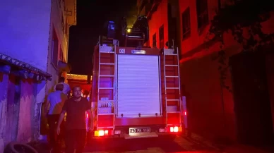 Hisarcık'ta mutfakta yangın! İtfaiye zamanında müdahale etti
