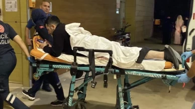 Kavgayı ayırmaya çalışan güvenlik görevlisi yaralandı