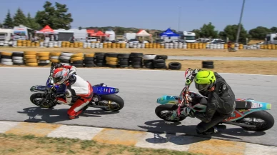 Süpermoto Şampiyonası’nın 3. ayağı Uşak’ta tamamlandı