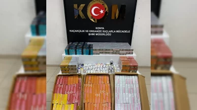 Tırdan 9 düzensiz göçmen ve 1,5 milyonluk kaçak elektronik sigara çıktı