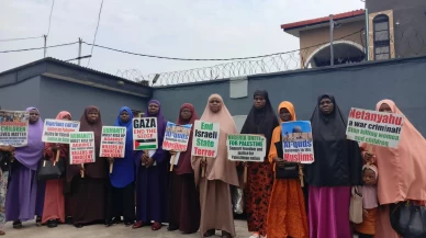 Nijerya'da Filistin'e destek gösterisi düzenlendi