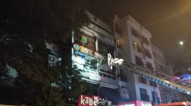 Ankara’da 4 katlı binada yangın çıktı