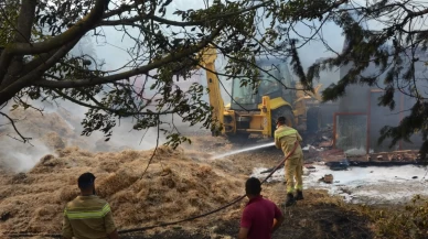 Keşan'da anız yangını akaryakıt istasyonuna metreler kala kontrol altına alındı