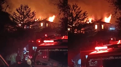 Şile'de alkollü şahıs kaldığı evi yaktı