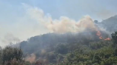 Balıkesir’de otluk ve makilik alanda çıkan yangın kontrol altına alındı