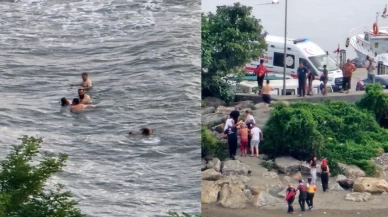 Yer: Zonguldak! Denize düşen kadınları vatandaşlar kurtardı