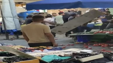 Tuzla'da pazarcılar arasında döner bıçaklı kavga: 1 yaralı