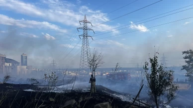 Esenyurt’ta otluk alanda çıkan yangın söndürüldü
