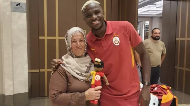 Kayserili Neslihan teyze, Victor Osimhen ile buluştu