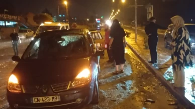 Konya'da etkili olan sağanak sele dönüştü