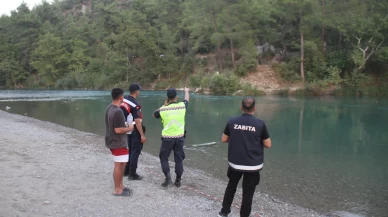 Antalya'da serinlemek için ırmağa giren genç boğuldu