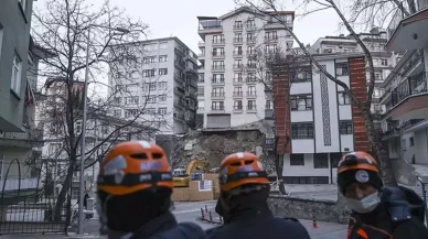 Sincan’da kolonlarından ses gelen 18 daireli bina boşaltıldı