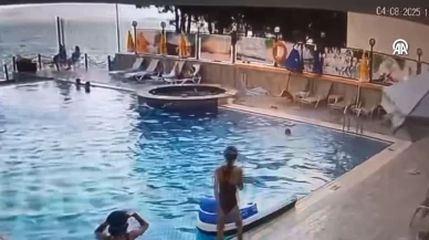 İnsanların hemen yanında 9 yaşındaki çocuk havuzda boğuldu