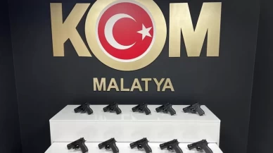 Yolcu otobüsünde 10 ruhsatsız tabanca ele geçirildi