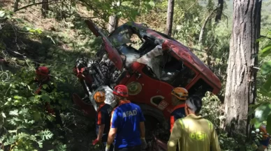 Yangına giden arazöz devrildi: 1 şehit, 4 yaralı