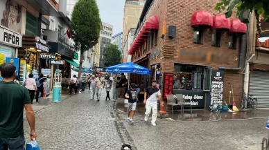 Eskişehir’de sağanak vatandaşlara zor anlar yaşattı