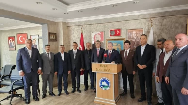 MHP heyeti, İspir'de heyelan bölgesinde