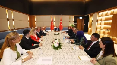 Cumhurbaşkanı Erdoğan, Kültür ve Sanat Politikaları Kurulu üyelerini kabul etti