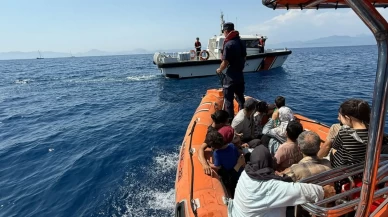 Fethiye'de 37 düzensiz göçmen kurtarıldı