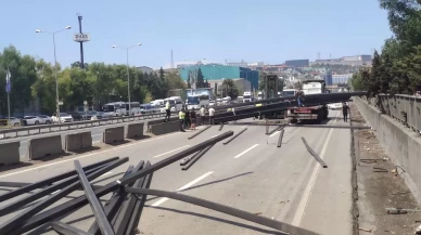 D-100 kara yolunda ulaşım durdu