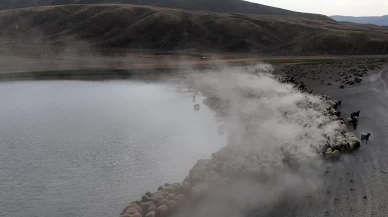 Nemrut'ta toz bulutu içinde görsel şölen