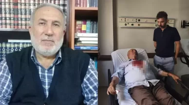 Kavgayı ayırmak isteyen imamı yumrukladı