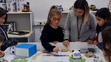 Manisalı öğrenciler doğada eğlenerek öğreniyor