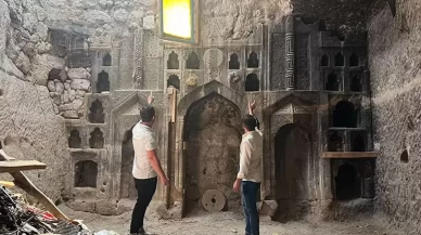 Vatandaşın odunluğundan 600 yıllık ibadethane çıktı