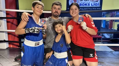 Eski boks şampiyonu, çocuklarını ringe hazırlıyor