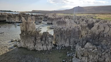 Van Gölü kuraklık nedeniyle alarm veriyor