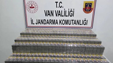 Van'da 6 bin 207 paket kaçak sigara ele geçirildi