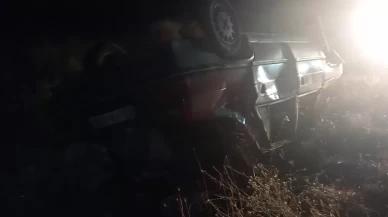 Tokat’ta otomobil takla attı: 1 yaralı