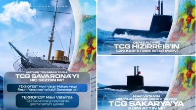 TEKNOFEST Mavi Vatan'da dereceye girenlere özel denizaltı gezisi fırsatı