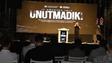 Marmara Depremi şehitleri için sela okundu