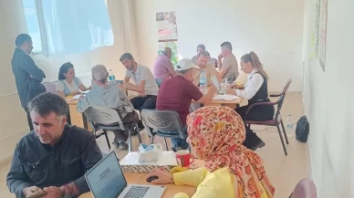 Yüksekova'da tarım sayımı devam ediyor