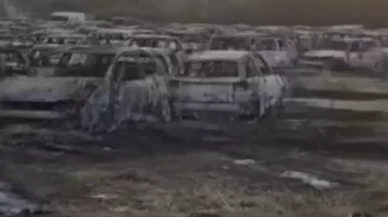 Yunanistan yangınlarla boğuşuyor! 550 araç kül oldu