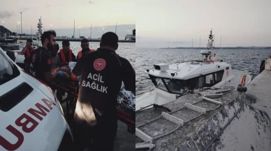 Feribottan denize atlayan kadın kurtarıldı