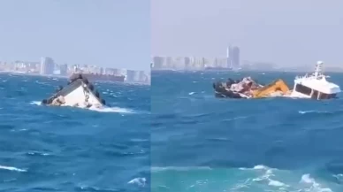 İstanbul’da kuvvetli fırtına gemiyi alabora etti