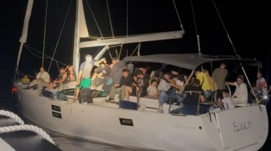 Muğla açıklarında 77 düzensiz göçmen kurtarıldı