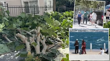 İstanbul’u fırtına vuruyor