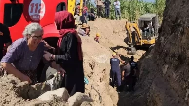 Babasının gözleri önünde toprak aldı! Annenin feryadı yürek dağladı